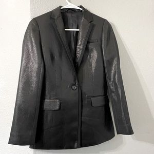 Size 0 Armani Exchange Black Shimmery Blazer